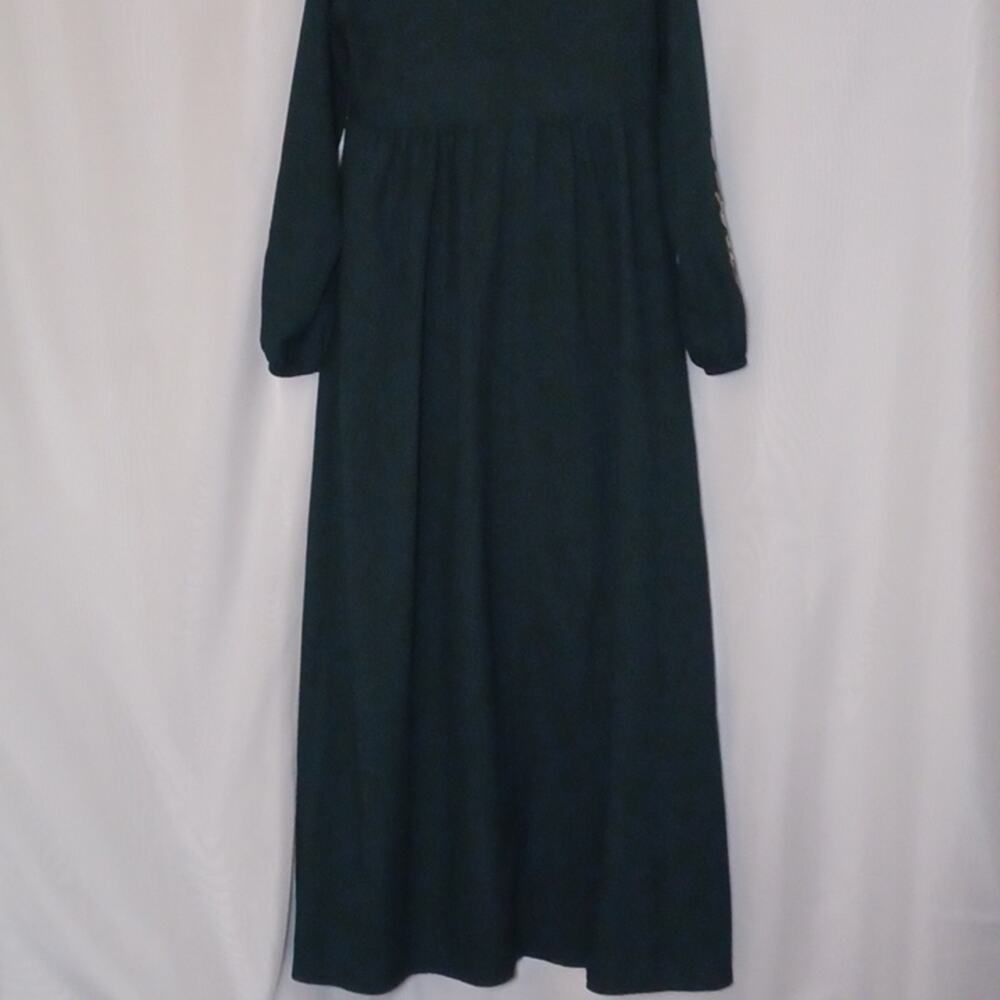 ELIT Life Green Maxi Dress With Embroidery. Size 38(6) - Picture 11 of 13